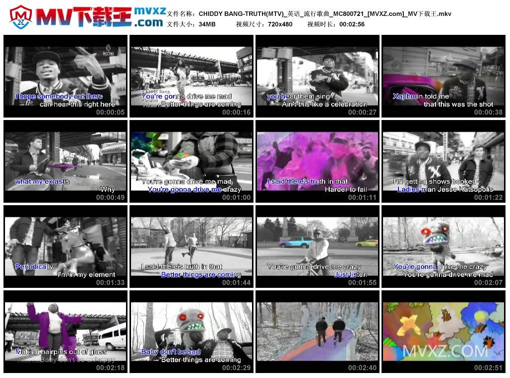 CHIDDY BANG-TRUTH(MTV)_英语_流行歌曲_MC800721